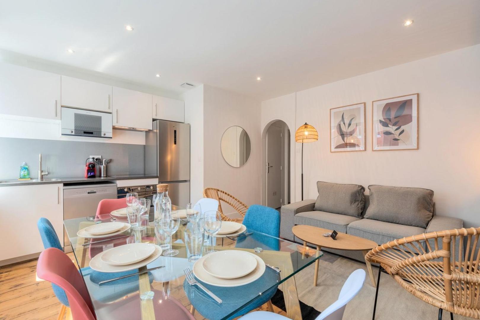 Bright 3-Bedroom 2-Bathroom Flat Lille Zewnętrze zdjęcie