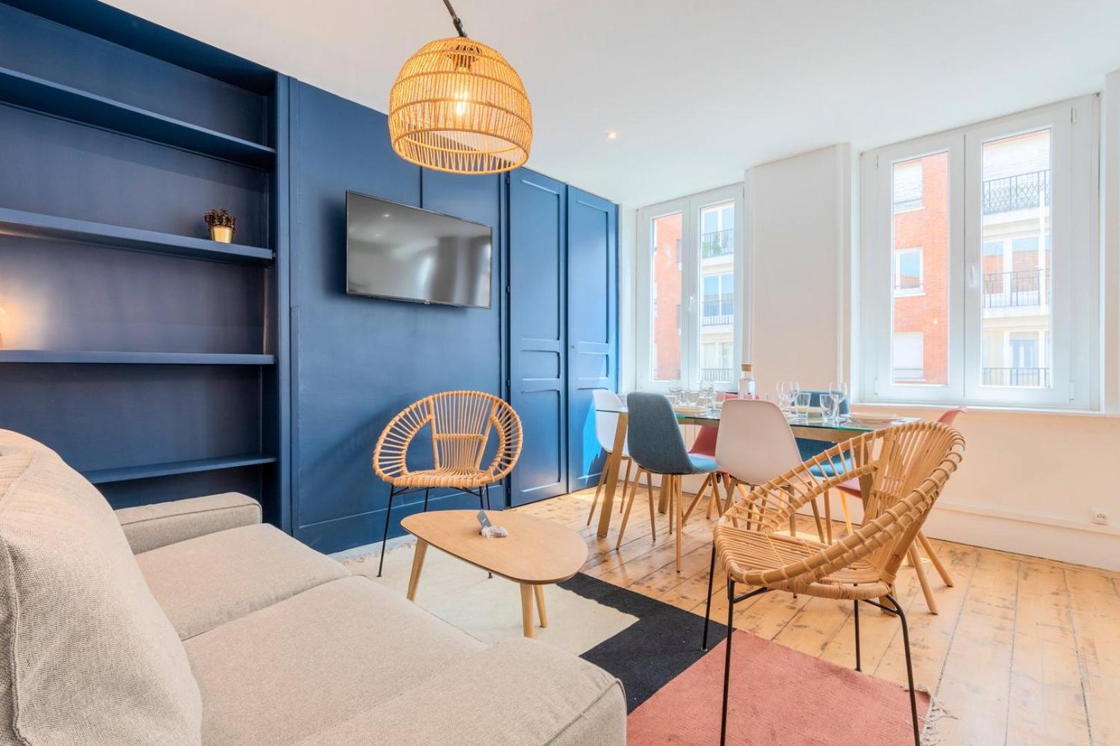 Bright 3-Bedroom 2-Bathroom Flat Lille Zewnętrze zdjęcie